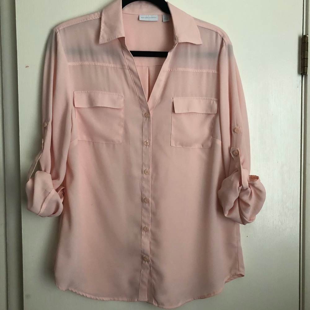 NY&Co. button down blouse